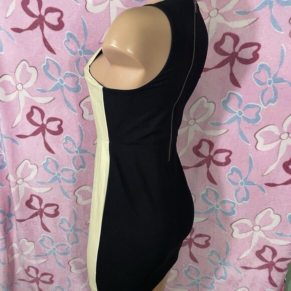 Sanctuary Mini Dress Two Tone Beige Ivory And Black Size Small - Picture 8 of 8